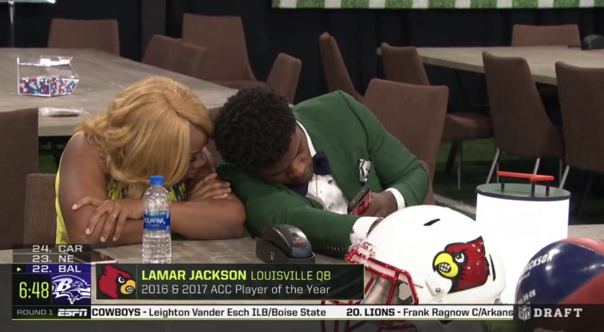 One of the most powerful draft day images ever. 💯