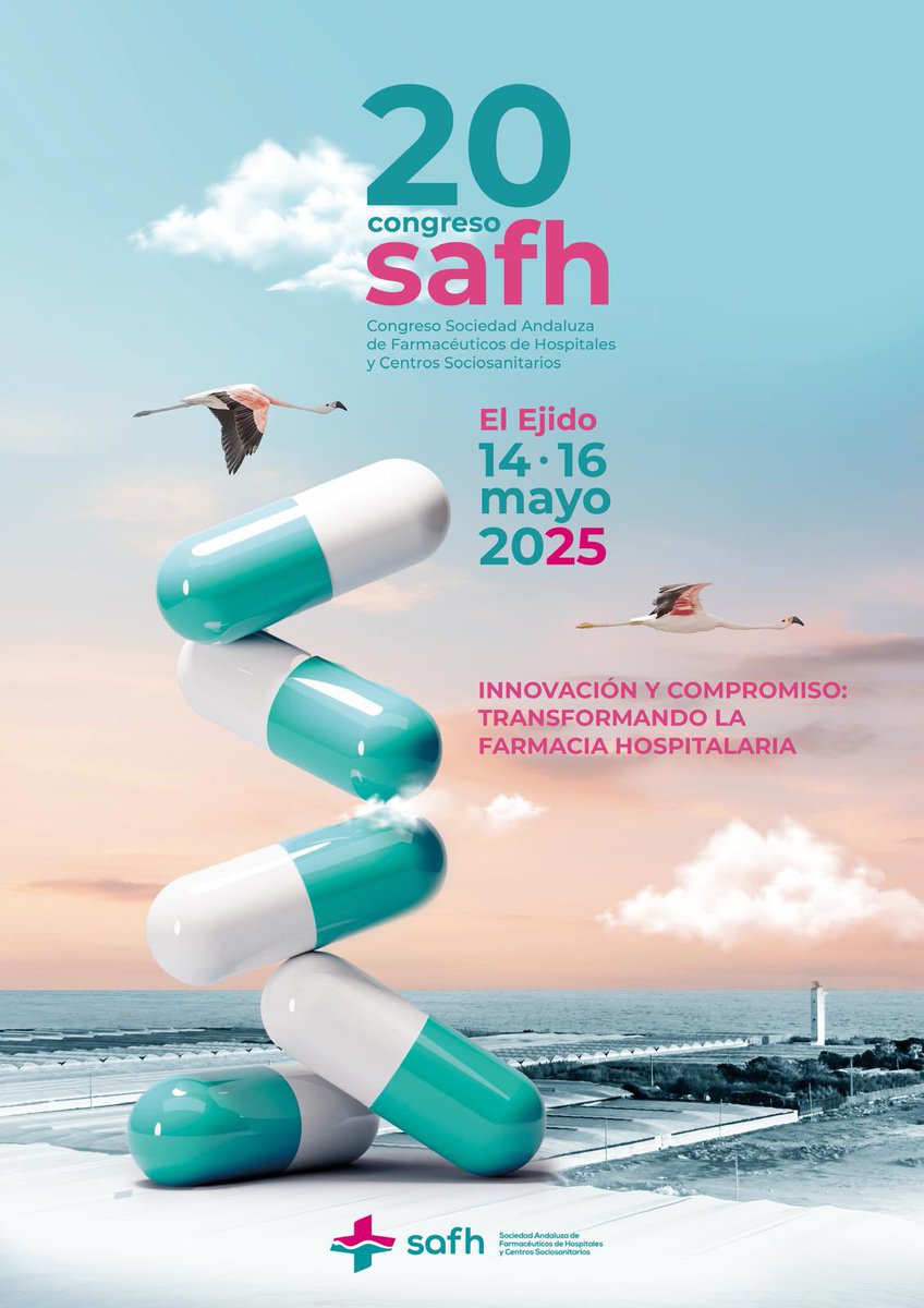 🎉 ¡Queda muy poco para el encuentro anual de la #SAFH!

📍 Este 2025 nos reunimos en Almería para compartir conocimientos 💬, experiencias🫱🏻‍🫲🏽 y retos del futuro🚀

💡 Bajo el lema:
“Innovación y compromiso: transformando la Farmacia Hospitalaria”