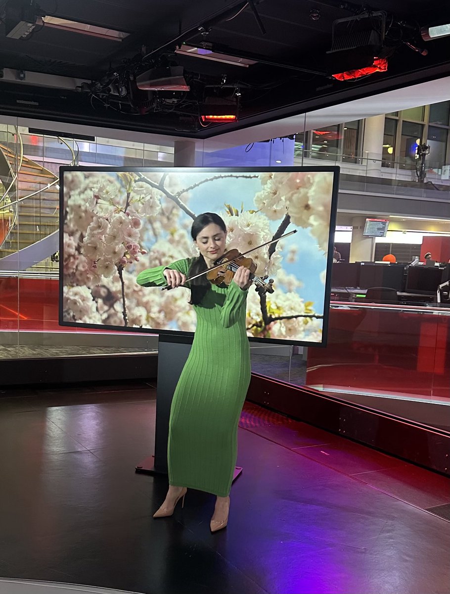 Annita McVeigh (@annitabbc) on Twitter photo Wonderful to talk to <a href="/estherabrami/">Esther Abrami</a> on The World Today <a href="/BBCWorld/">BBC News (World)</a> <a href="/BBCNews/">BBC News (UK)</a> and what a treat to have her play for us in the studio. Thank you Esther. #womeninmusic Wonderful to talk to <a href="/estherabrami/">Esther Abrami</a> on The World Today <a href="/BBCWorld/">BBC News (World)</a> <a href="/BBCNews/">BBC News (UK)</a> and what a treat to have her play for us in the studio. Thank you Esther. #womeninmusic