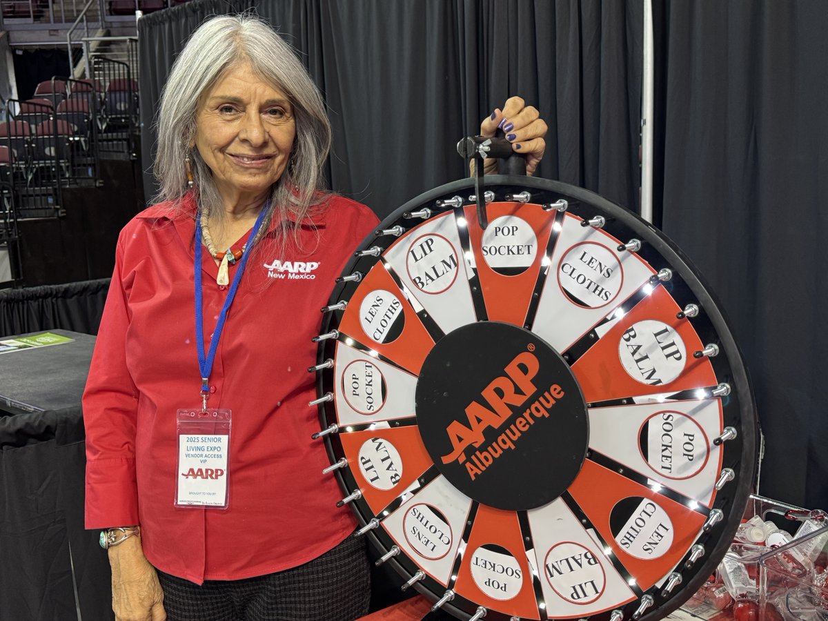 AARP New Mexico staff and volunteers had a great time visiting with people at the Senior Living Expo last week at the Rio Rancho Events Center. The Albuquerque Journal and Rio Rancho Observer sponsored the annual event.