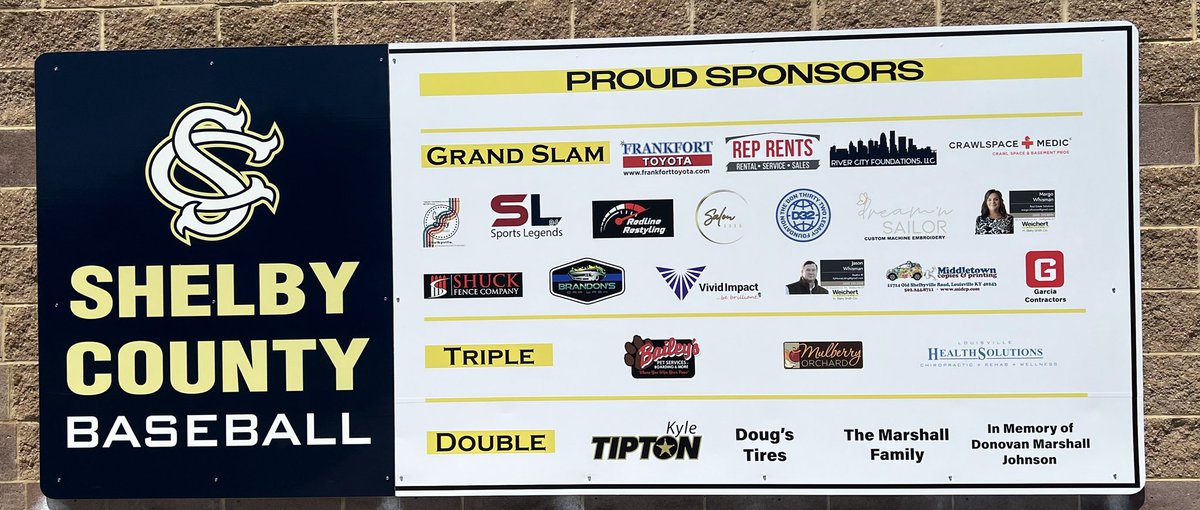 Rocket Baseball would like to say Thank You to our 2024-2025 Sponsors! We appreciate your support!! <a href="/SCHSRockets/">SCHS Athletics</a> We are still taking Sponsors for pre-game meals if any local businesses would like to donate! ⚾️ 🚀