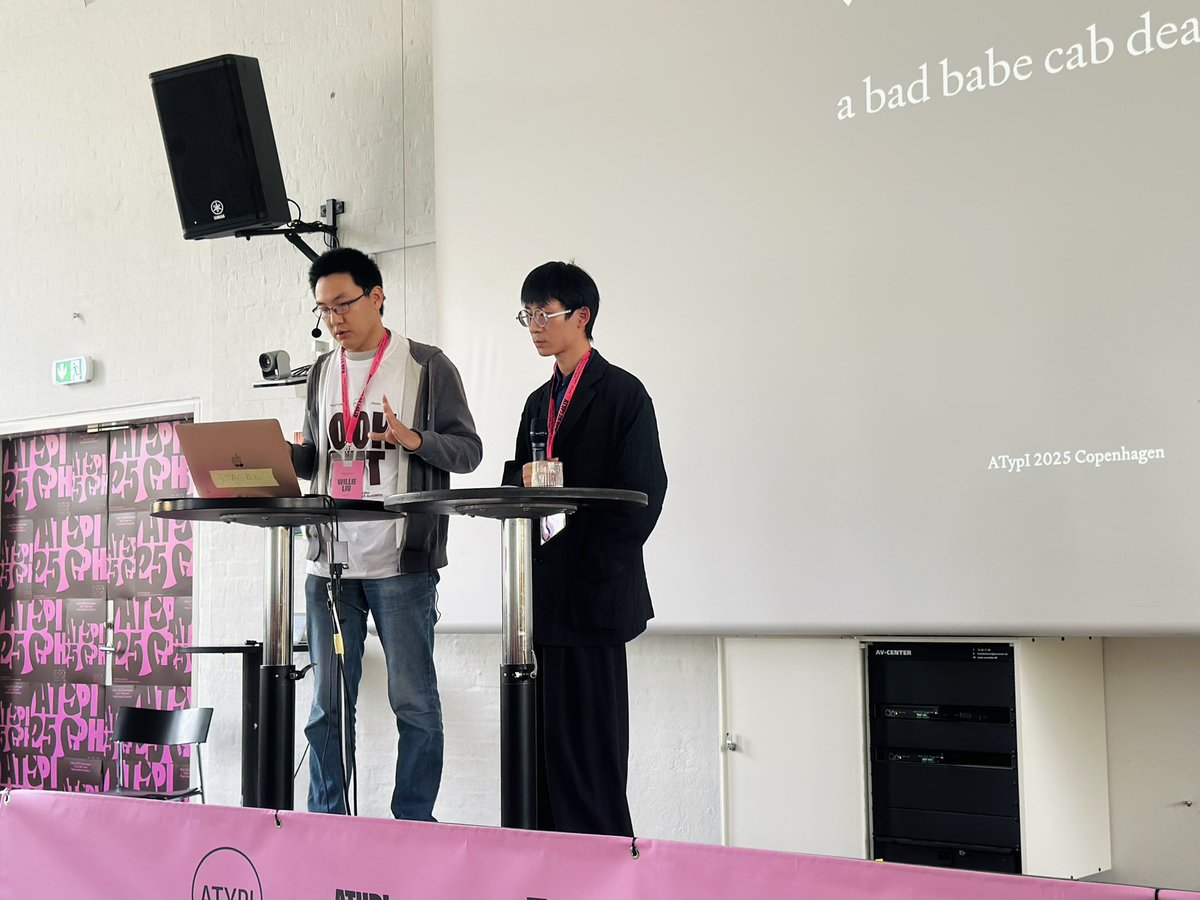 ATypI 25. A quick teaser to the chinese edition of *Designing Type Revivals*.