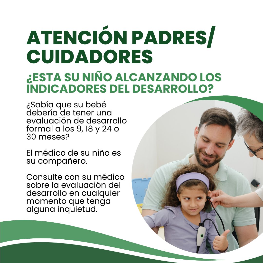 OCAAP's tweet image. Did you know your baby should have a developmental screening at 9, 18 &amp;amp; 24 or 30 months? 
Your child’s doctor is your teammate. 
Ask them about developmental screenings when you have a concern.

#CalOptimaHealth #KaiserPermanente #DevelopmentalScreening #WellChildVisits