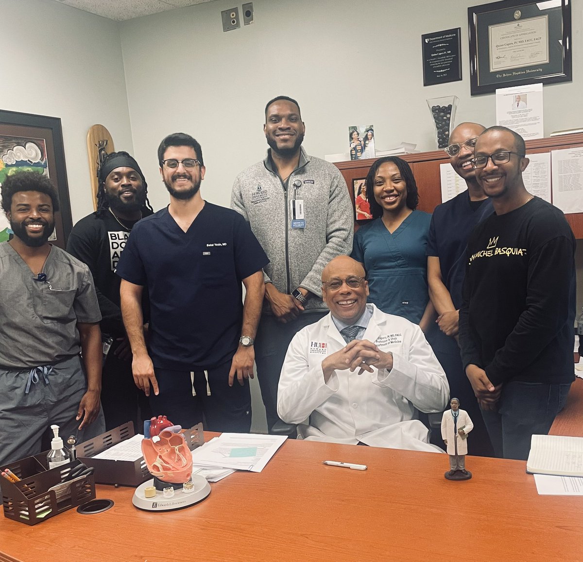 Quinn Capers, IV (@drquinncapers4) on Twitter photo Congratulations to these graduating <a href="/HowardU/">Howard University</a> College of Medicine seniors headed off to Internal Medicine residency training! 👏🏾👏🏾
Get ready, <a href="/PennMedicine/">Penn Medicine</a>, <a href="/MayoMN_IMRES/">Mayo Clinic Internal Medicine Residency Rochester</a>, <a href="/UMassChan/">UMass Chan Medical School</a>, <a href="/PennStHershey/">Penn State Health</a>, <a href="/UChicagoMed/">UChicago Medicine</a>, <a href="/UCFMed/">UCF College of Medicine</a>, we are sending you our best! Congratulations to these graduating <a href="/HowardU/">Howard University</a> College of Medicine seniors headed off to Internal Medicine residency training! 👏🏾👏🏾
Get ready, <a href="/PennMedicine/">Penn Medicine</a>, <a href="/MayoMN_IMRES/">Mayo Clinic Internal Medicine Residency Rochester</a>, <a href="/UMassChan/">UMass Chan Medical School</a>, <a href="/PennStHershey/">Penn State Health</a>, <a href="/UChicagoMed/">UChicago Medicine</a>, <a href="/UCFMed/">UCF College of Medicine</a>, we are sending you our best!
