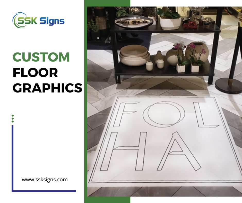 SSKSigns's tweet image. People look down more than you think. Floor graphics turn that into an advantage, guiding foot traffic, delivering messages, or reinforcing branding in unexpected ways. 

📞905-282-2225      
🌐ssksigns.com  

 #SSKSigns #FloorGraphics #WayfindingSigns
