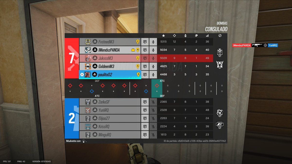 Juka (@jukxsss) on Twitter photo Game vs HgBlack #GoWardogs <a href="/WarDogsESP/">War Dogs ESPort</a>
Stack
<a href="/PaulaMS_02/">๐ paulita02 ๐</a>
<a href="/Wshzyy/">FvsteedM3</a>
@qGxldeen
<a href="/MeenDxz_/">meendxz</a> Game vs HgBlack #GoWardogs <a href="/WarDogsESP/">War Dogs ESPort</a>
Stack
<a href="/PaulaMS_02/">๐ paulita02 ๐</a>
<a href="/Wshzyy/">FvsteedM3</a>
@qGxldeen
<a href="/MeenDxz_/">meendxz</a>