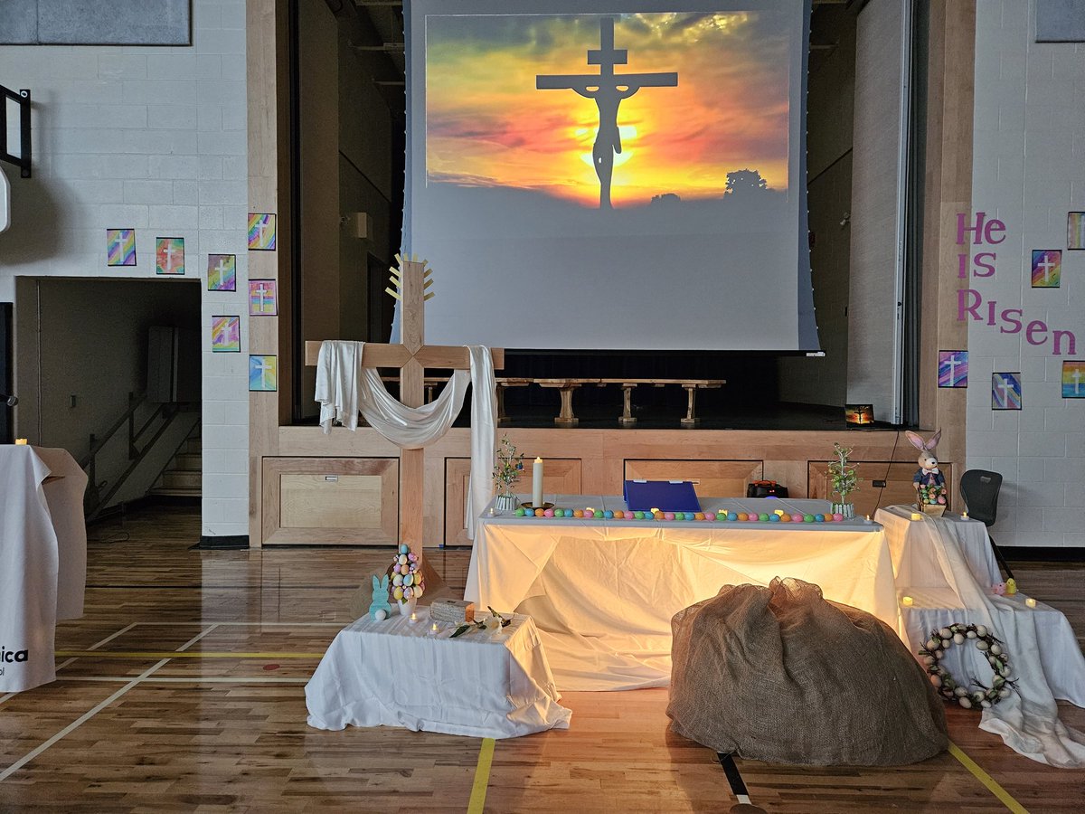 Thank you, Grade 5, for the beautiful Easter Liturgy this morning! <a href="/StVeronicaOCSB/">St. Veronica OCSB</a> #ocsbEaster