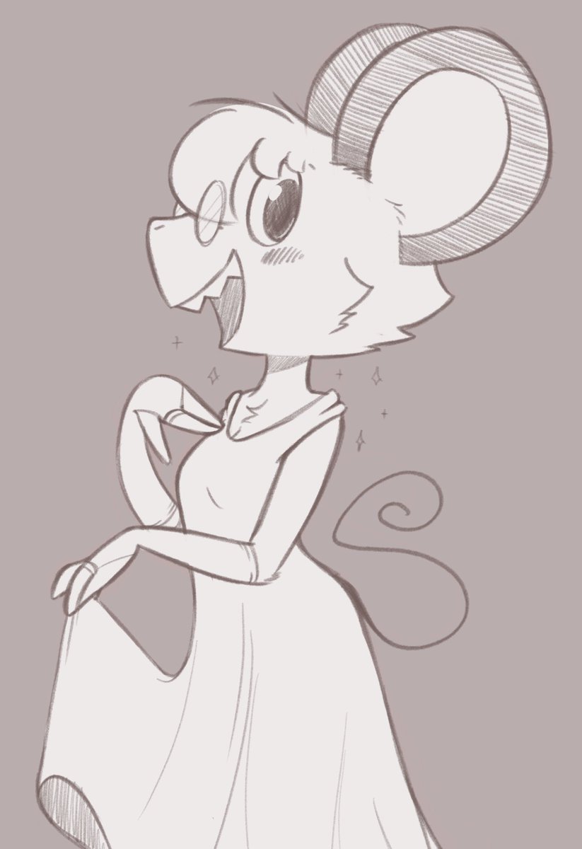 TheArtManor's tweet photo. Dress sketch! https://t.co/XDyOwzgPWx