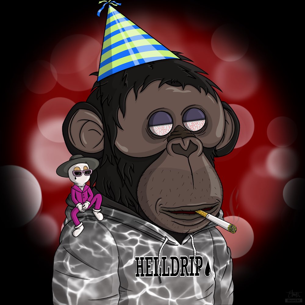 🚨 ABSURD GIVEAWAY 🚨

No Absurd 1% Club space today so we’re giving away this Ape instead!! 🔥

To WIN 
Follow the Absurd team ♥️
<a href="/AbsurdArtApes/">Absurd Apes (1%)</a> 
<a href="/SkeetsANC/">Skeets🎨(1%)</a> 
<a href="/Cap_N_Chronic/">CapNChronic</a> 
<a href="/Zippo1321/">Zippo 1%</a> 
<a href="/della_jonny/">AŇøŇψmͥøuͣsͫ⚔️</a> 
<a href="/NFTAotearoa/">TheNaughtyWord 🇳🇿</a> 
<a href="/ShaawtyANC/">Shaawty ❀🦄 (1%)</a> 

Like ♥️ repost ♻️ tag your Absurd Homies! 

48hrs