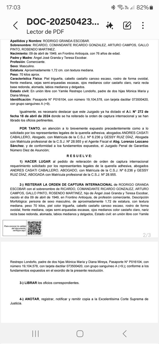Seguimos esperando a este prófugo de la Justicia Paraguaya a que venga a rendir cuentas de sus crueles conductas <a href="/PerlaSilguero/">Perla Silguero Zárate</a> <a href="/MarioOrcinoli/">Mario Orcinoli</a> <a href="/AM_1080/">Monumental AM 1080</a> <a href="/anibalemery/">Anibal Emery</a> <a href="/ABCCardinal/">ABC Cardinal 730 AM</a> <a href="/nanduti/">Radio Ñandutí</a> <a href="/UltimaHoracom/">Última Hora</a> <a href="/Raulramirezpy/">Raúl Ramírez Bogado</a> <a href="/AnibalEspinola1/">Anibal Espinola</a>