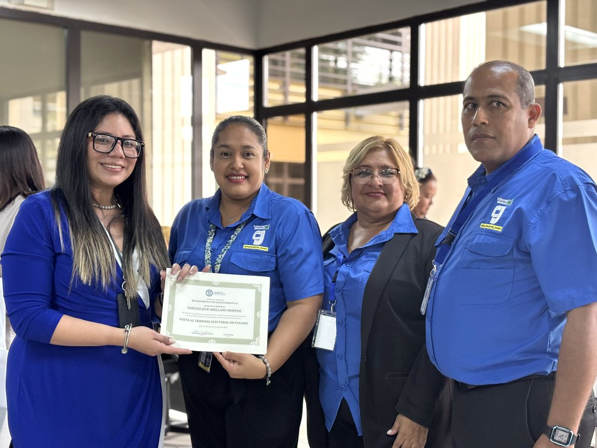 Los estudiantes de la Facultad de Derecho y Ciencias Políticas de la Universidad Latina de Panamá , realizaron una visita al Tribunal Electoral de Panamá, dirigida por la Profesora Alexandra Álvarez. ⚖️👩🏻‍💼

Logrando dar un recorrido a las distintas Direcciones Sustantivas.