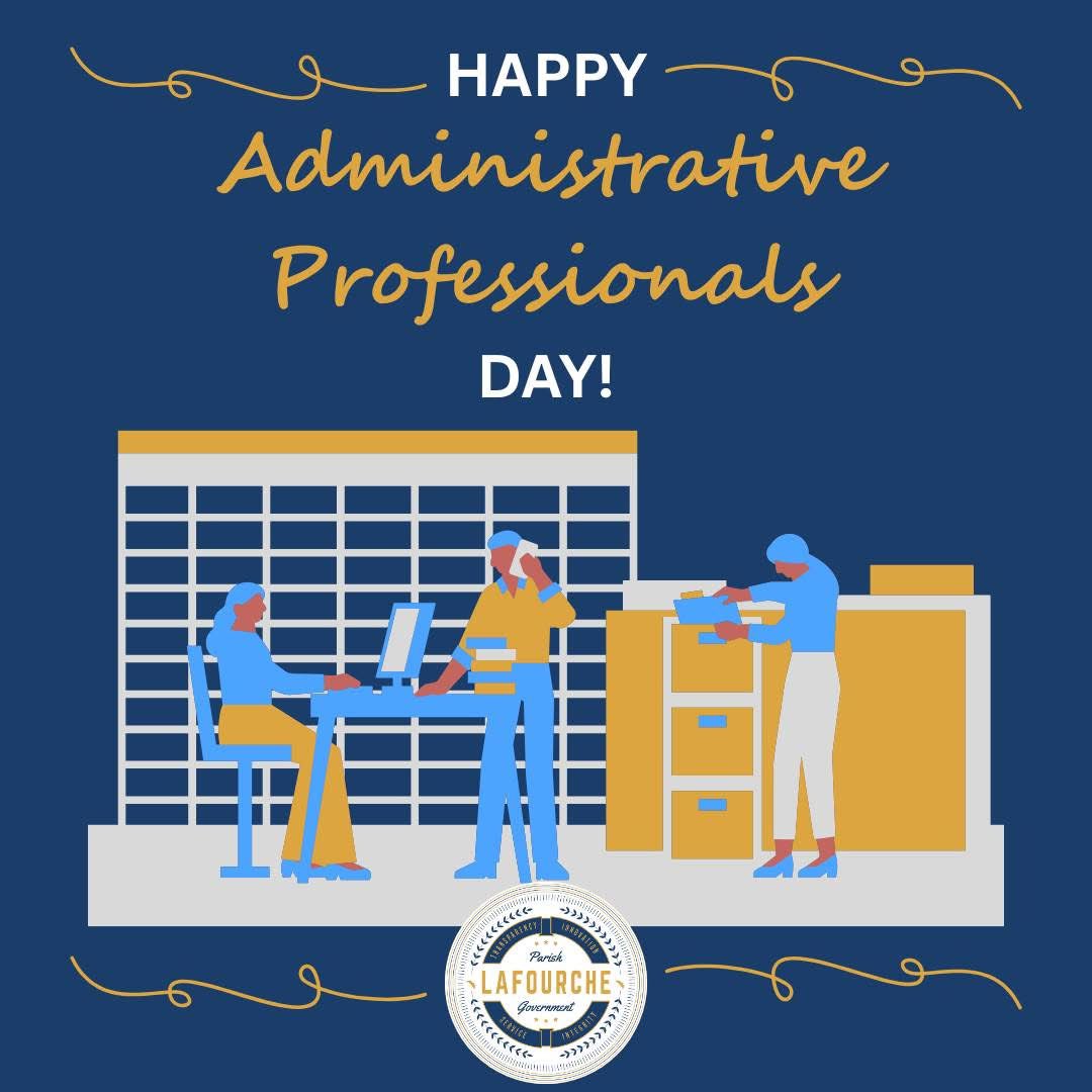 Happy Administrative Professionals Day! 📌📥🖊️💻📲 Thank you to all of our terrific office administrators who keep our Parish Departments moving! These key members of our team have an extreme attention to detail and unmatched organizational skills.