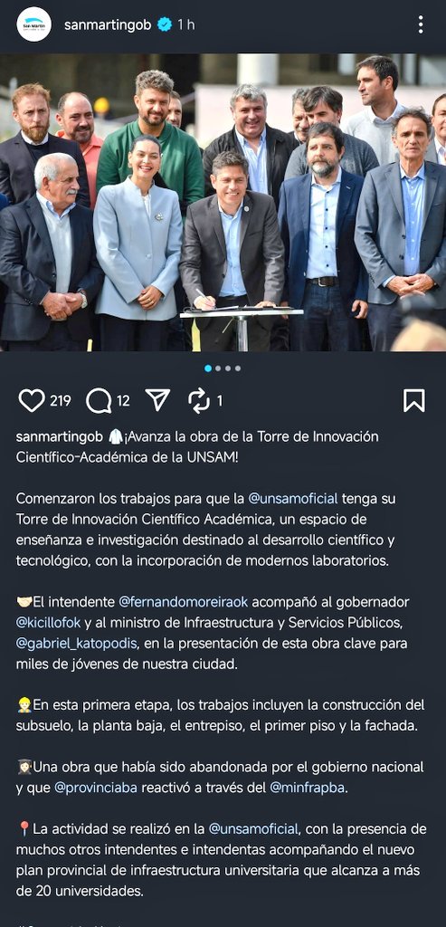 TraductorTeAma's tweet photo. El gobierno de Kicillof dice que retoman una obra que fue "abandonada por Milei"
Pero según Google Maps está en el mismo estado que en 2019.
En 2019 Milei iba a la tele a putear kukas. https://t.co/nGFKqGcDEa