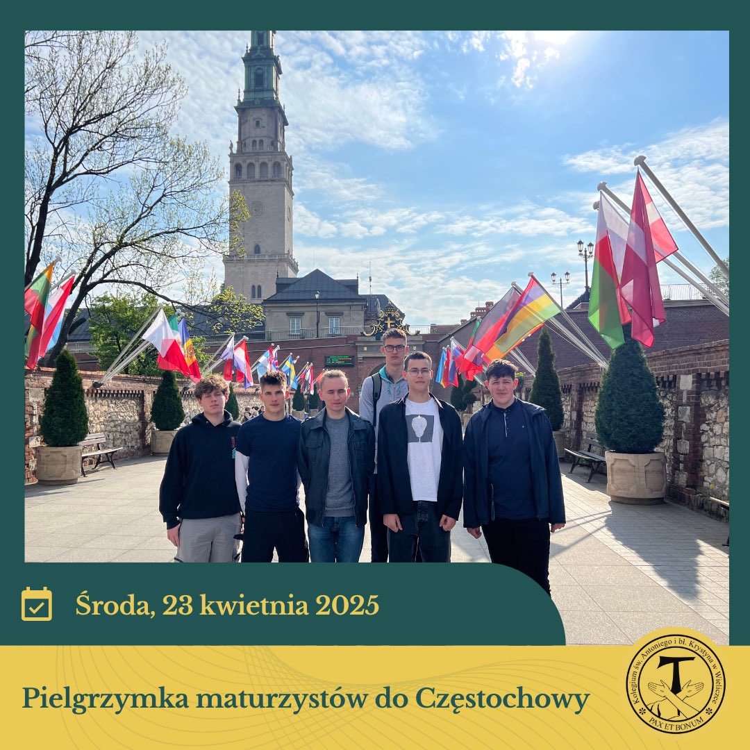 NSD_OFM's tweet photo. Dziś nasi maturzyści wyruszyli w drogę – nie tylko fizycznie, ale też duchowo ✨⛪🕊️
Pielgrzymka na Jasną Górę była czasem modlitwy 🙏, refleksji 🤍 i zawierzenia ❤️‍🔥 https://t.co/TFSeZV3bHD