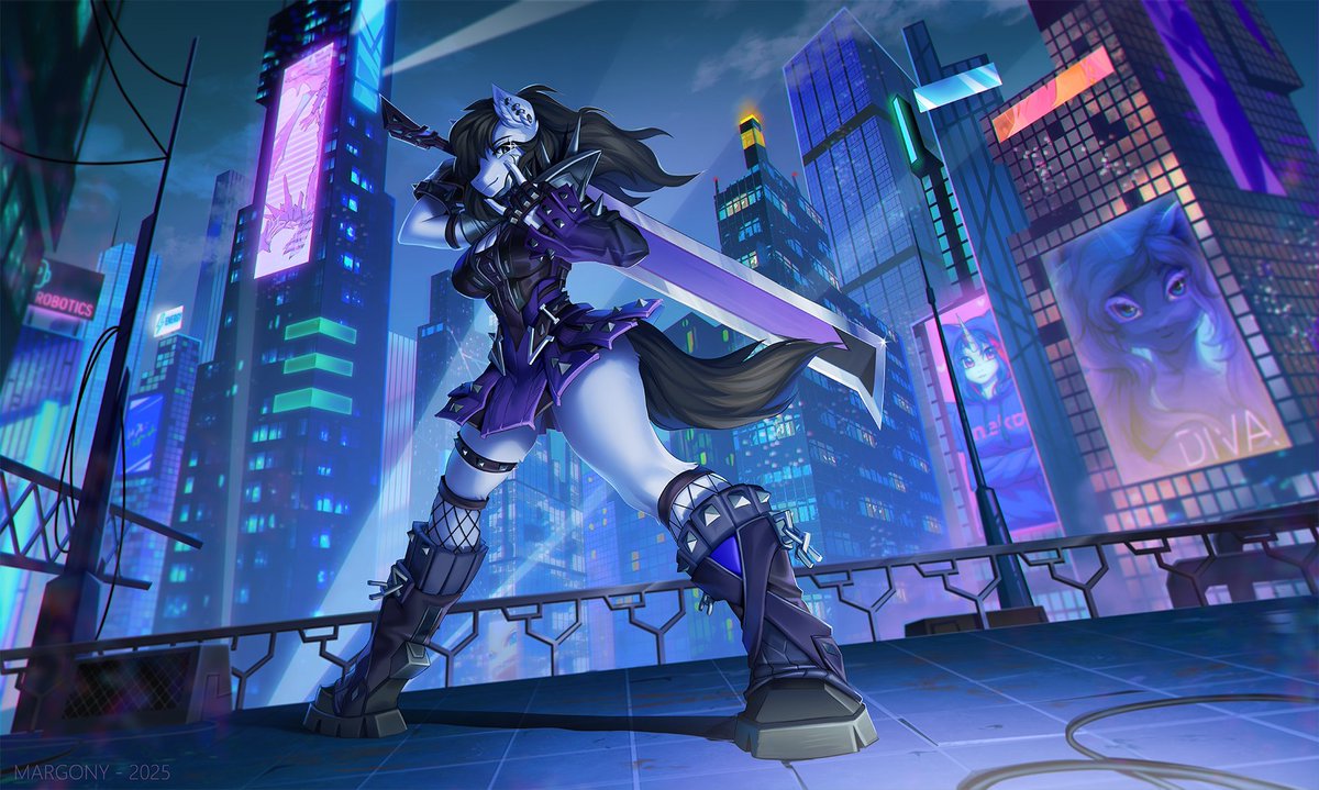 Had a blast working on this one — Magik’s skin in a bold cyberpunk setting! A perfect match, and I hope you love it as much as me and commissioner did ✨