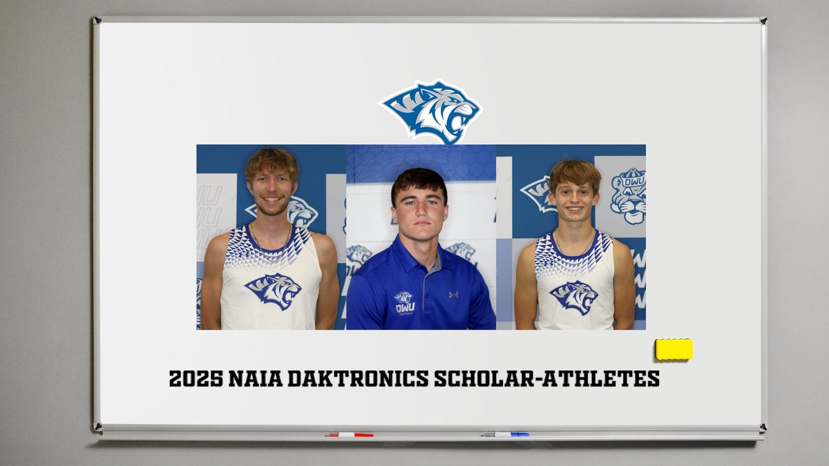 M🎽NEWS: Trio of Tigers Named NAIA Daktronics Scholar Athletes.  

📰 tinyurl.com/2smfumzb

#RollTige 🐯 | <a href="/DWU_CCTF/">DWU_XC/TF</a>