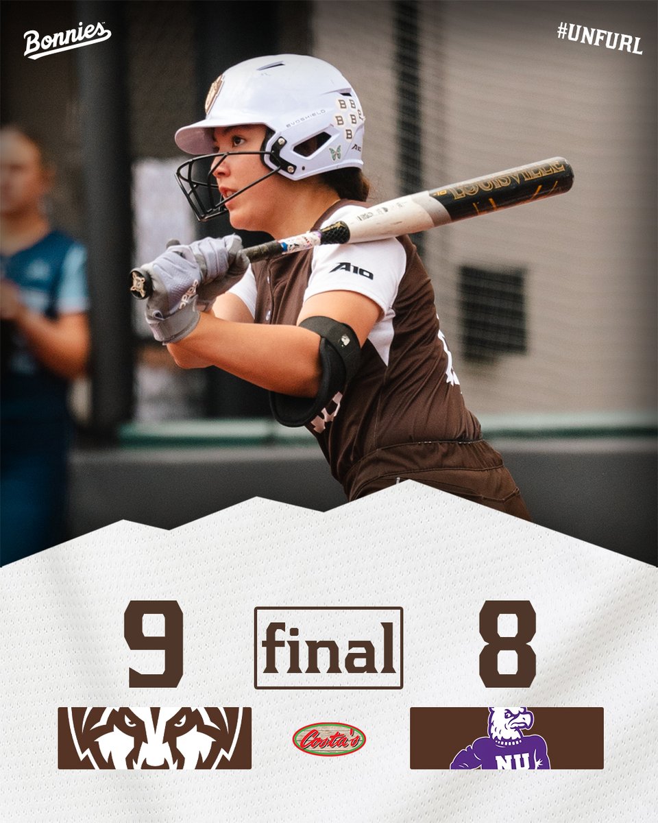 F/8 | Walk-off winners 🟤⚪️

DeGram and Ahern come around to score on a wild pitch and an error to win this one for the Bonnies!

#Unfurl