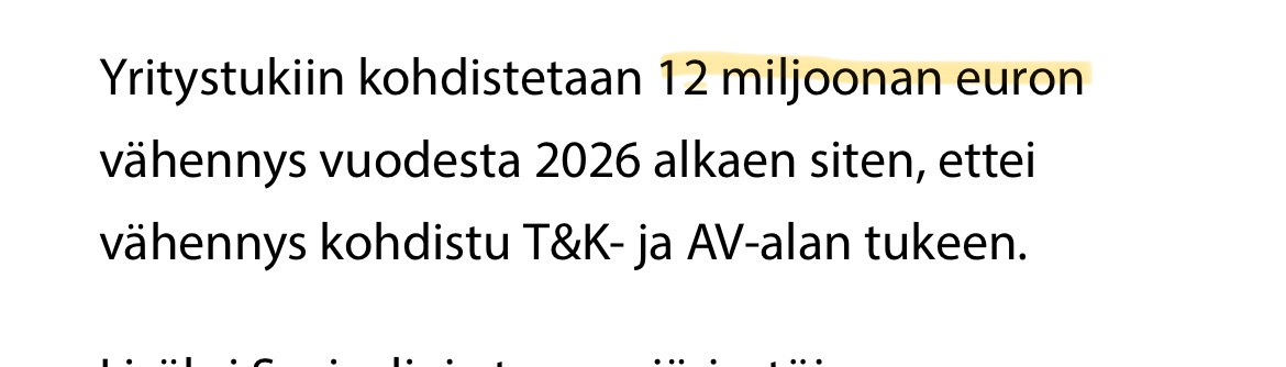 Eihän tälle voi kuin nauraa. 
Leikkaustarve olisi miljardiluokassa. #yritystuet