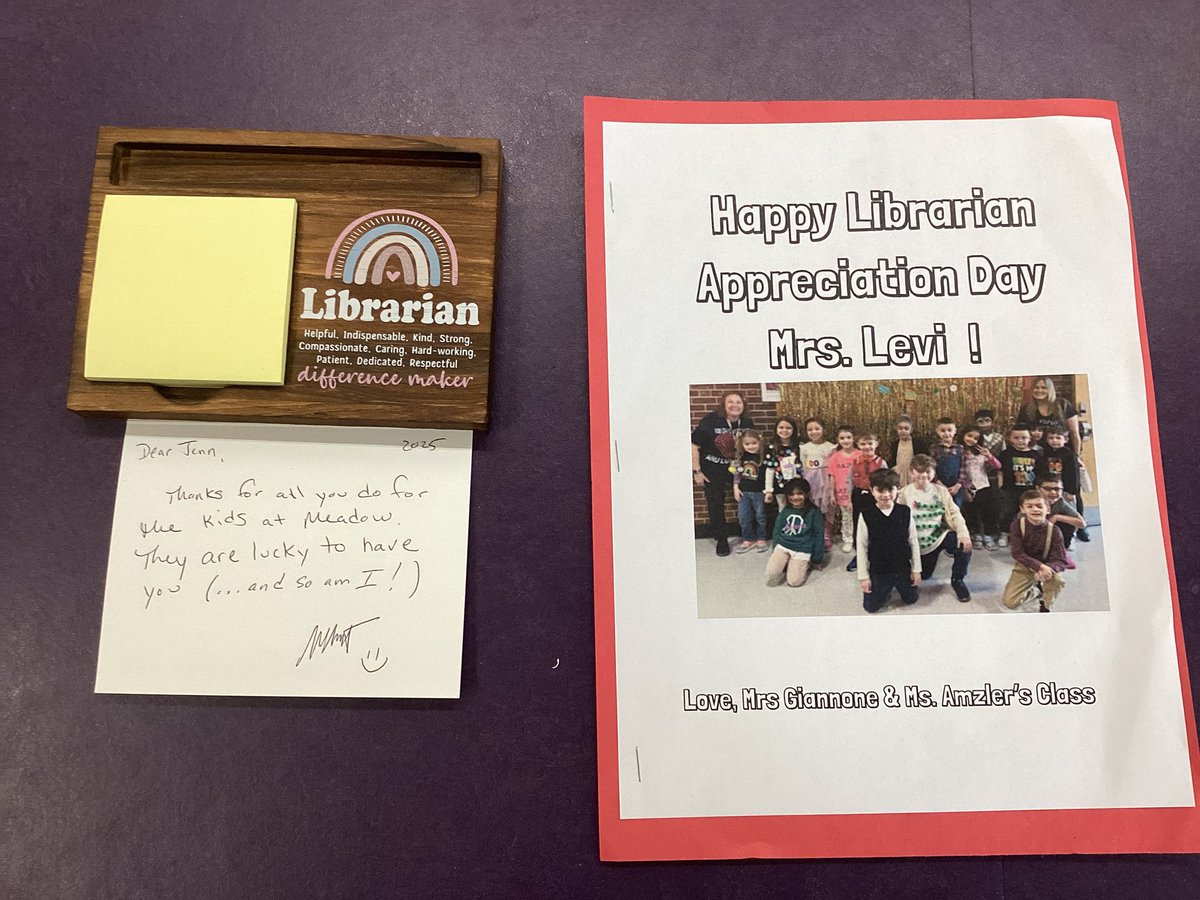 Jennifer Levi (@levilibrary) on Twitter photo I’m grateful to be a librarian EVERY DAY… not just on
Librarian Appreciation Day! #MineolaProud <a href="/MeadowDriveElem/">Meadow Drive School</a> <a href="/whittneysmith_/">Whittney Smith</a> <a href="/MsAmzler/">Ms. Amzler</a> <a href="/Ms_Skidmore/">Christina Giannone</a> I’m grateful to be a librarian EVERY DAY… not just on
Librarian Appreciation Day! #MineolaProud <a href="/MeadowDriveElem/">Meadow Drive School</a> <a href="/whittneysmith_/">Whittney Smith</a> <a href="/MsAmzler/">Ms. Amzler</a> <a href="/Ms_Skidmore/">Christina Giannone</a>
