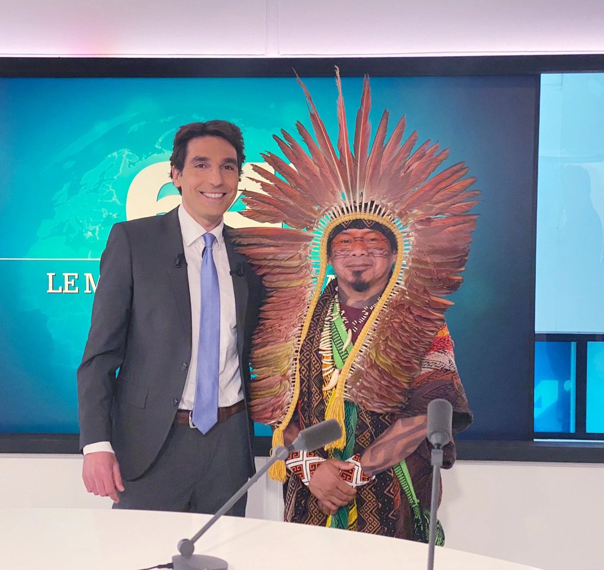 Le Cacique Ninawa, défenseur de l'Amazonie et des peuples autochtones <a href="/TV5MONDE/">TV5MONDE</a>