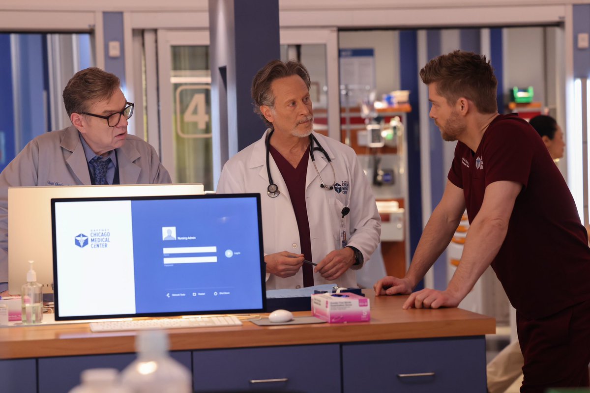 What do you think these 3 docs are talking about??! 🤨 #ChicagoMed #TONIGHT