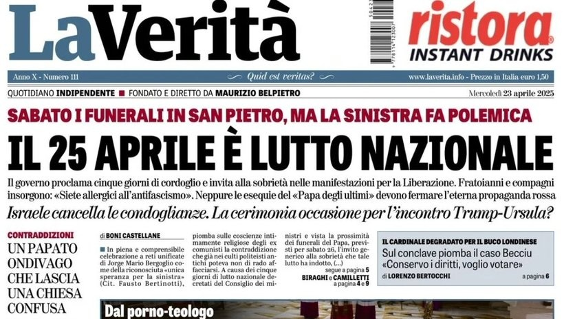 Finalmente lo possono dire a bocca aperta, cosa per loro è sempre stato il #25aprile ...