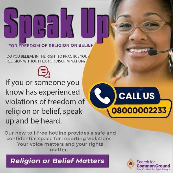 So long as its for peace and advocacy of FoRBs, I dey active 247 like <a href="/Chivita_Active/">Chivita Active</a> 

This is FoRBs. So, If you or someone you know has experienced violations of freedom of religion or belief, speak up and be heard.

#NaWeBePeace #SpeakLife #Reinvent #religiousfreedomnigeria