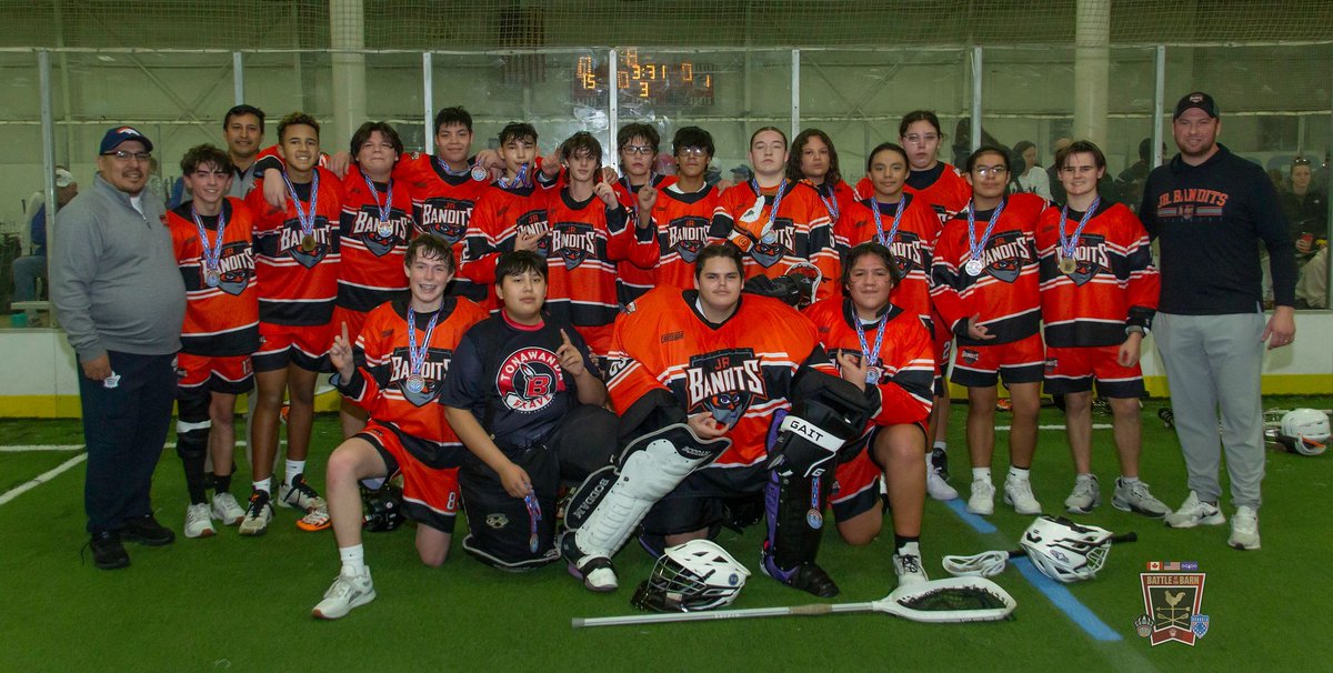 NLL Quarterfinals starts Friday in Buffalo with the Bandits playing the Seals! So here's a shoutout to the JR Bandits who took 1st place at the 2025 Battle At The Barn! See you all next Bearpaw season!!