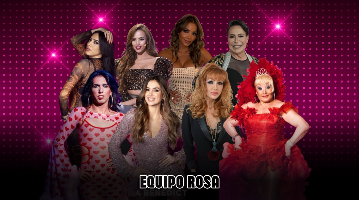 🟣 EQUIPO ROSA:

@LailaBigRace @DanielaCBigRace @CristiniBigRace @MaicaBigRace <a href="/INFANTAbigrace/">INFANTA</a> <a href="/AramisBigRace/">Aramis Fuster💘</a> <a href="/YurenaBigRace/">Yurena BigRace 💘</a> @BenitaBigRace 

 #BigRaceGala1