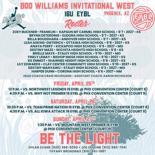 Schedule for Arizona!!📍<a href="/MokanGirls/">Mokan Girls Basketball</a> <a href="/iseeaaron/">Aaron Nicholson</a> <a href="/CN3Training/">Craig Nicholson</a>
