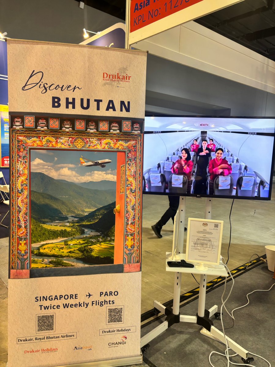 Drukair Holidays (@drukairholidays) on Twitter photo ๐๐๐๐๐ ๐
๐๐ข๐ซ ๐๐๐ฒ ๐ ๐๐๐๐๐ฉ
It was a pleasure connecting with travel enthusiasts in Kuala Lumpur!
If you couldn't make it to the fair, don't worryโreach out to us at holidays@drukair.com.bt and let's plan your next adventure to Bhutan! ๐๐๐๐๐ ๐
๐๐ข๐ซ ๐๐๐ฒ ๐ ๐๐๐๐๐ฉ
It was a pleasure connecting with travel enthusiasts in Kuala Lumpur!
If you couldn't make it to the fair, don't worryโreach out to us at holidays@drukair.com.bt and let's plan your next adventure to Bhutan!