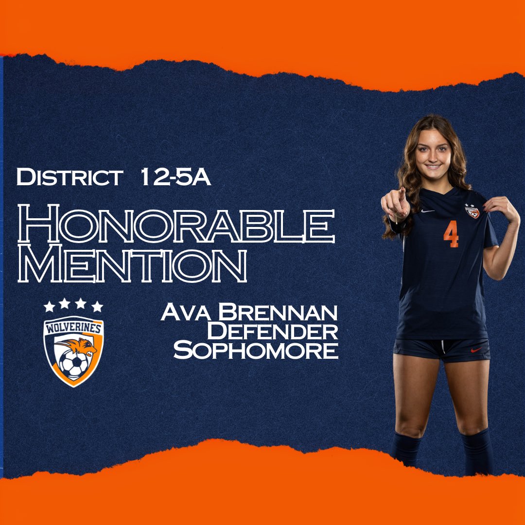 Congratulations to our athletes who earned honorable mention all district.