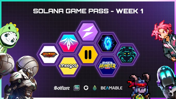 ELREA01's tweet photo. Don’t miss your chance to win BIG in @solanagaming  ! 💸

Web3 gaming is on fire:
Week 1 of the Solana Game Pass ends in 15 hours!
Complete your quests now so you don’t miss out on massive rewards!

🟢 Here’s how to join: 
1️⃣ Mint your FREE Solana Game Pass: https://t.co/mLQqnGDZR5
2️⃣ Complete quests on GAM3GG: https://t.co/2rE7csz4Vm

🎮 What’s the Game Pass?
A free pass that gives you access to exclusive Web3 gaming opportunities on Solana.

💰 Main rewards: over $15,000 USD in prizes:
- USDC
- Tokens
- NFTs
- In-game items
- Early access to games (if you minted the Game Pass, you already have access to @PlayEFAS ... join the Solana Games Discord for more info!)

🚀 Weekly quest system on @gam3sgg  to earn tickets that boost your chances to win the prize pool.

Don't miss out on everything Solana gaming has to offer and get your free SOLANA GAME PASS now!