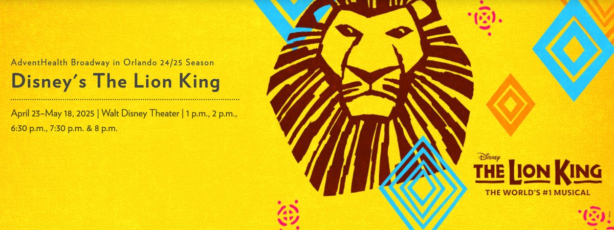 JD Spradlin (@jdspradlin) on Twitter photo Listener Mail:
(On seeing the Lion King (for the first time:) Musical at The Orlando <a href="/DrPhillipsCtr/">Dr. Phillips Center</a>)
If you've never seen the stage show, it will give you chills!
(Assuming they open it the same way they did on Broadway!)
- Gina <a href="/theginamorrison/">Gina Morrison</a>
Thanks Gina, can't wait!
JD
~/)~ Listener Mail:
(On seeing the Lion King (for the first time:) Musical at The Orlando <a href="/DrPhillipsCtr/">Dr. Phillips Center</a>)
If you've never seen the stage show, it will give you chills!
(Assuming they open it the same way they did on Broadway!)
- Gina <a href="/theginamorrison/">Gina Morrison</a>
Thanks Gina, can't wait!
JD
~/)~
