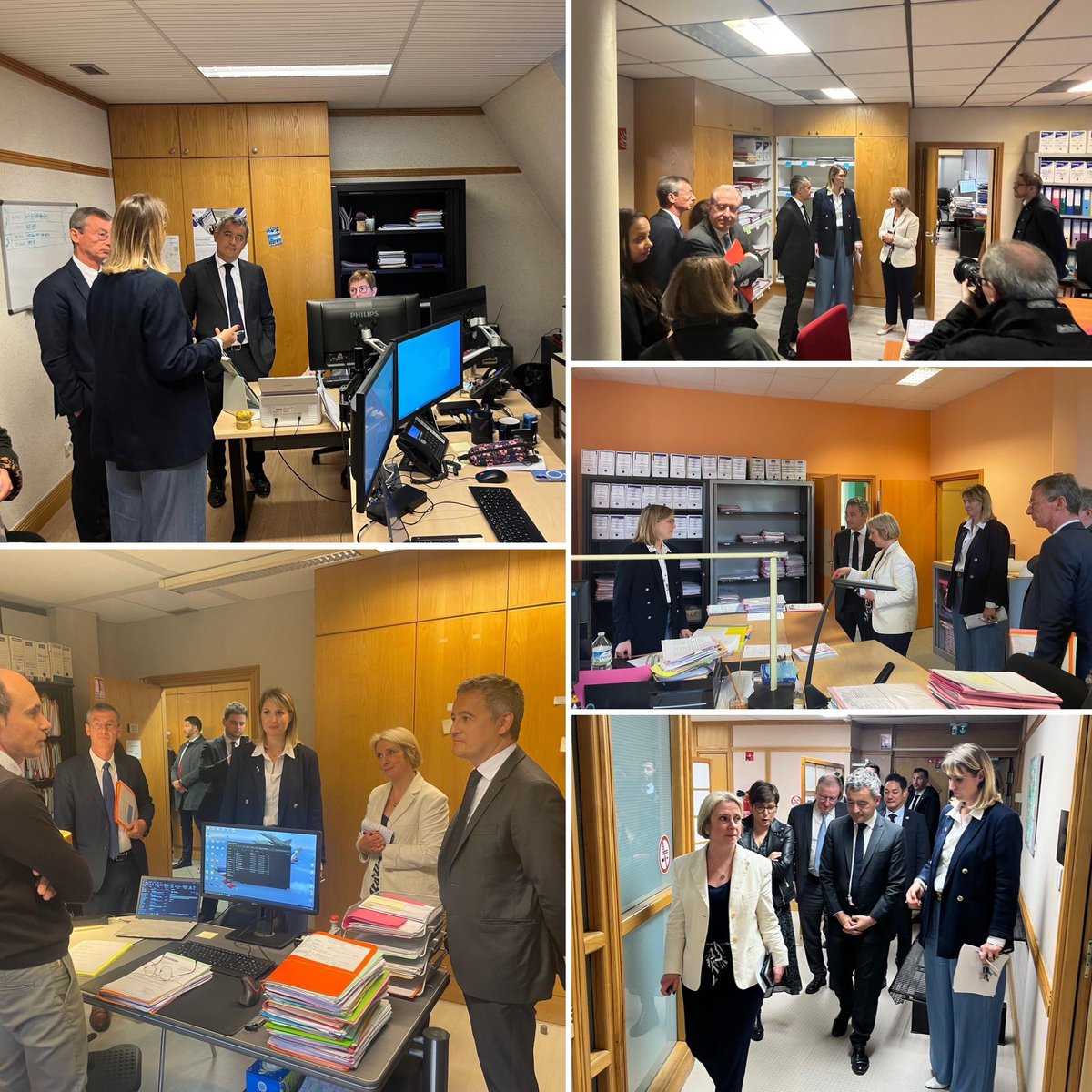 procureur Cambrai (@prcambrai) on Twitter photo Le 🏛️ de #cambrai a eu l’honneur d’accueillir <a href="/GDarmanin/">Gérald DARMANIN</a>, Ministre de la Justice, pour une visite du tribunal et une rencontre avec l’ensemble des fonctionnaires et magistrats.
🙏 <a href="/justice_gouv/">Ministère de la Justice</a> pour ce temps d’échange riche et particulièrement apprécié de la communauté judiciaire Le 🏛️ de #cambrai a eu l’honneur d’accueillir <a href="/GDarmanin/">Gérald DARMANIN</a>, Ministre de la Justice, pour une visite du tribunal et une rencontre avec l’ensemble des fonctionnaires et magistrats.
🙏 <a href="/justice_gouv/">Ministère de la Justice</a> pour ce temps d’échange riche et particulièrement apprécié de la communauté judiciaire