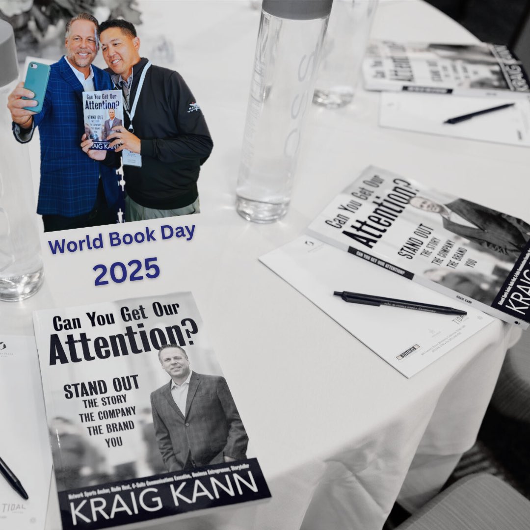 kraigkann's tweet image. #worldbookday2025 
Congrats to all who’ve gone pen to print to try to make impact.