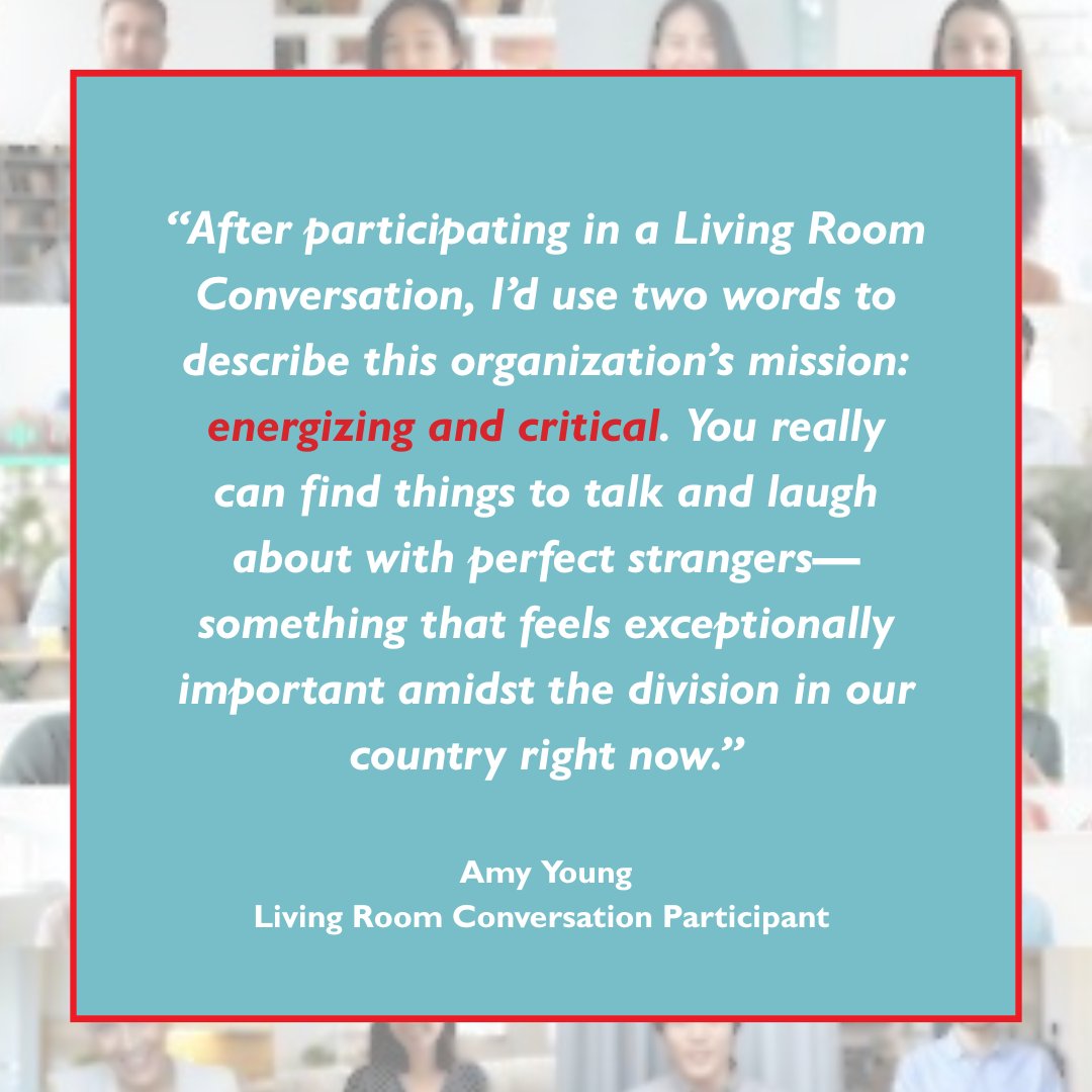 Public Defender (@pddocumentary) on Twitter photo Yesterday, as part of #nationalweekofconversation, Spark Media's own Amy Young joined a <a href="/LivingRoomConvo/">Living Room Conversations</a> centered on humor, and to her surprise, it felt incredibly refreshing to connect with people she had never met. Join the movement! publicdefenderfilm.com/host-a-screeni… Yesterday, as part of #nationalweekofconversation, Spark Media's own Amy Young joined a <a href="/LivingRoomConvo/">Living Room Conversations</a> centered on humor, and to her surprise, it felt incredibly refreshing to connect with people she had never met. Join the movement! publicdefenderfilm.com/host-a-screeni…