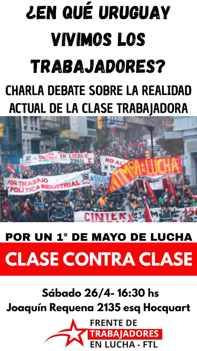 Vení a conocer nuestra opinión y debatir cómo nos organizamos!