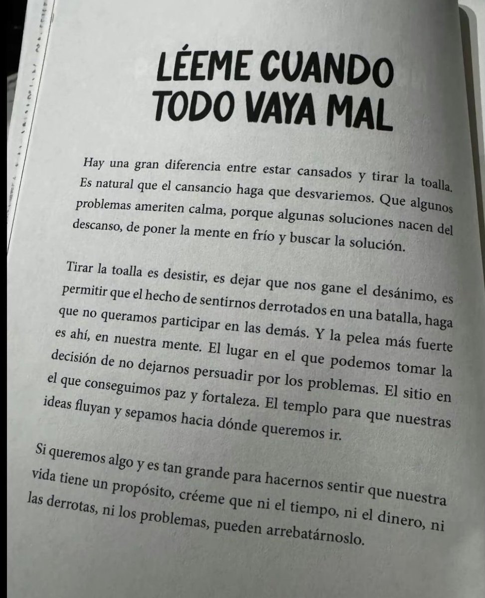 LÉEME CUANDO TODO VAYA MAL: