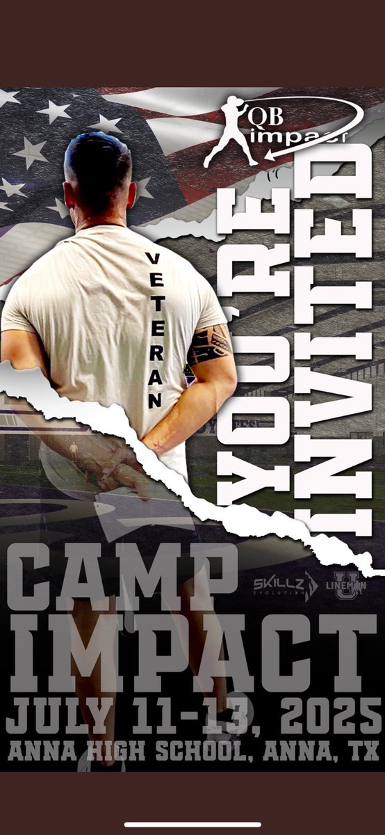 Thank you <a href="/QBimpact/">QB Impact</a> for the invite! <a href="/NxtLevelAtx/">Next Level Athletix</a> <a href="/UAB_FB/">UAB Football</a> <a href="/CoachNatePurdue/">Nate Dennison</a> <a href="/CoachGeorge5/">Tom George</a> <a href="/PrepRedzoneIL/">Prep Redzone Illinois</a> <a href="/youareathlete/">You Are Athlete</a> <a href="/FBUcamp/">Football University</a> <a href="/ONEWAYINC1/">ONEWAY INCORPORATED</a> <a href="/CoachRod_McD/">Rod McDowell</a> <a href="/CoachUno1/">Courtney Williams</a>