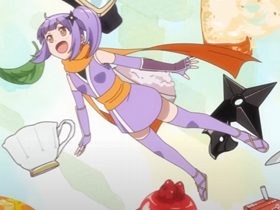 「アニメのOPとEDを一生みてるんだけどさとこって飛んでるのが似合いすぎるな 」|ハンバーガーのイラスト