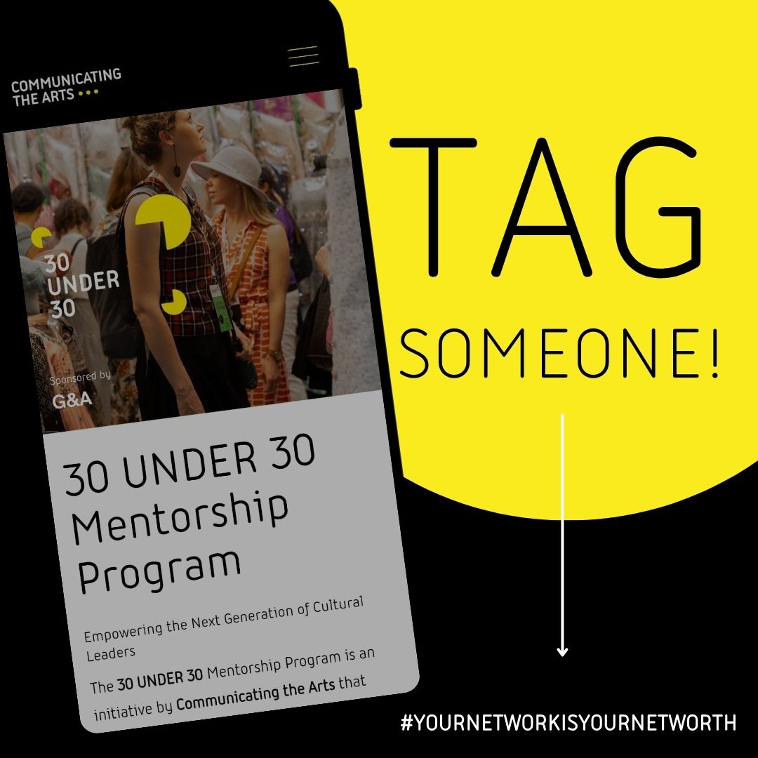 Your network is your net worth — especially in the cultural world.
The #30UNDER30 Mentorship Program connects emerging + established leaders across borders &amp; disciplines.
Tag a future mentee or mentor👇
🗓 Apply by May 4
🔗 communicatingthearts.com/30under30-2025
