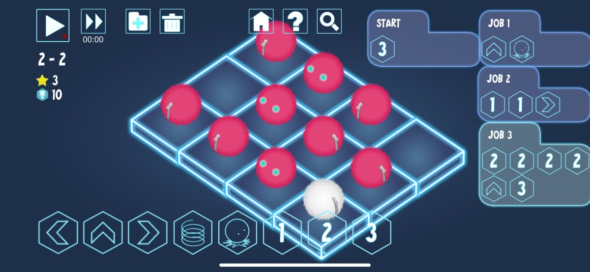 chika_kishida's tweet image. #DigitalPuppet デジタルパペット 2-2
最初のステージからやり直してみた。
コマンド数が減る事も偶にあるが、逆に最短手数を取った方法が全く思い出せないパターンもあった件(º﹃º )

解法記録するのって大事だねぇ…