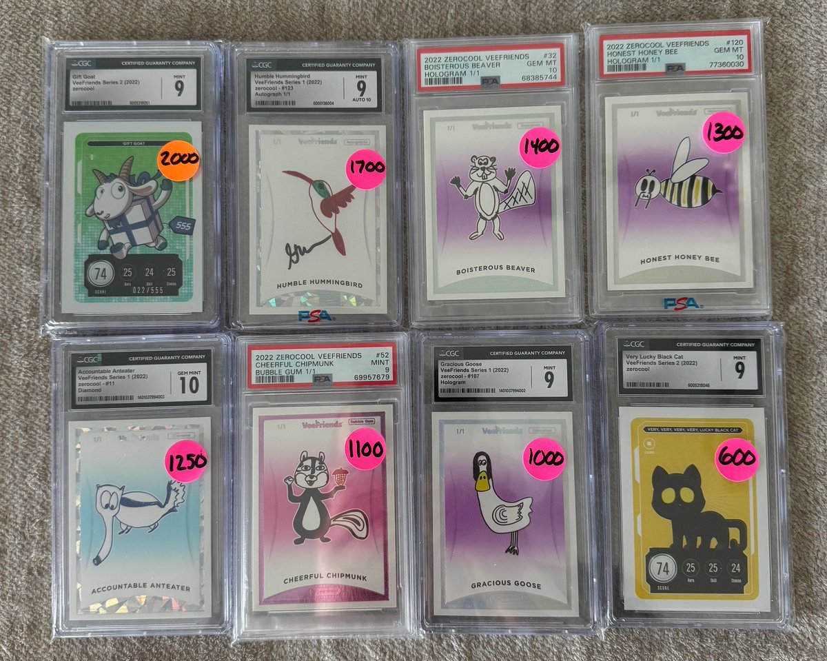 AtomicCoffeeBro's tweet image. Selling some real bangers rn. @VeeFriendsCards
@garyvee @veefriends