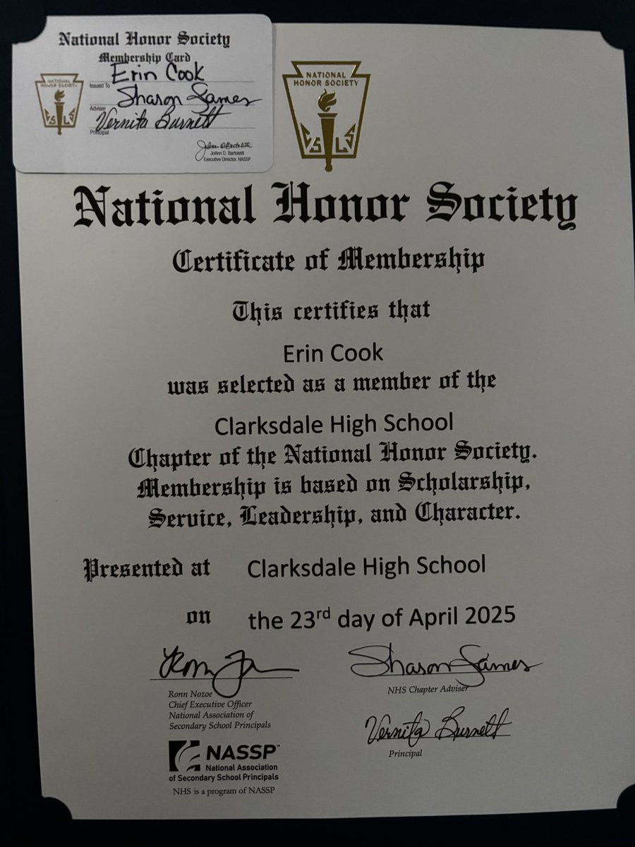 drsnerling's tweet photo. Another accomplishment for @E2Cook10 
Class of 2026
Middle College Student https://t.co/1naTAIawi7