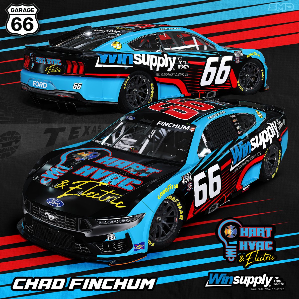 NEWS: <a href="/ChadFinchum/">Chad Finchum</a> is powered up for his first <a href="/NASCAR/">NASCAR</a> Cup Series start of 2025 next week <a href="/TXMotorSpeedway/">Texas Motor Speedway</a> with support from returning team partners HartHVAC.net and <a href="/Winsupply/">Winsupply</a> of Fort Worth.

🎨 <a href="/SMD_racing/">SMD Racing</a>
🖱️ mbmmotorsports.com/hart-texas-fin…

#NASCAR #Wurth400