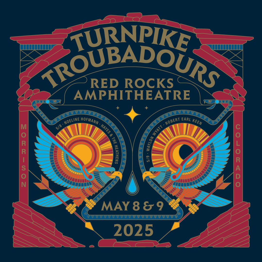 RED ROCKS 2025
May 8 + 9 <a href="/RedRocksCO/">Red Rocks Park & Amphitheatre</a> 
Tickets: axs.com/series/26138/t…