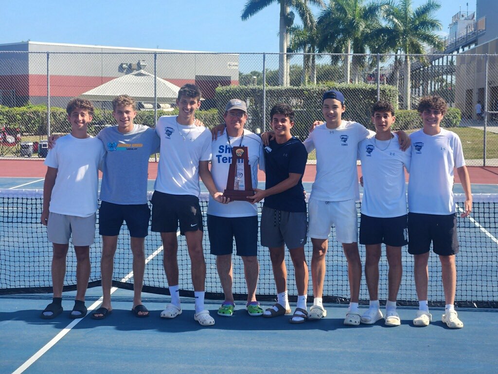 Christopher Suarez (@suarezsrhscoach) on Twitter photo Congratulations to our Boys Tennis team for their Regional win vs. Jupiter! They host Boca High tomorrow with the winner advancing to State! ๐พ๐ฆ๐บ๐ธ๐ฏ๐ช๐ผ
<a href="/The_Galleon/">Galleon News</a>
<a href="/CastellaAlli/">Allison Castellano</a>
<a href="/SRHSsportsboca/">Spanish River</a> Congratulations to our Boys Tennis team for their Regional win vs. Jupiter! They host Boca High tomorrow with the winner advancing to State! ๐พ๐ฆ๐บ๐ธ๐ฏ๐ช๐ผ
<a href="/The_Galleon/">Galleon News</a>
<a href="/CastellaAlli/">Allison Castellano</a>
<a href="/SRHSsportsboca/">Spanish River</a>