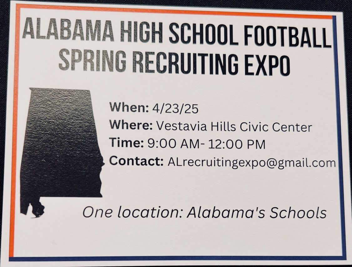 Big day Wetumpka Football Recruiting! Thank you Alabama High School Recruiting Expo !! #RecruitTheTribe 
#WinTheMoment