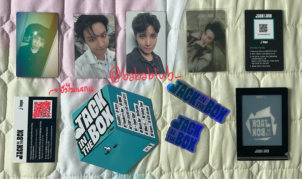babablub_'s tweet photo. พร้อมส่ง/รวมส่ง
   
; bluray sowoozoo ไม่แกะซีล 800 (พร้อมโอนลดได้)  
; อัลบั้ม the astronaut รอบ weverse ไม่แกะซีล 250 
; อัลบั้ม jack in the box 150    

#ตลาดนัดบังทัน #ตลาดนัดbts จิน เจโฮป jhope jin https://t.co/wWF4GlqSq1